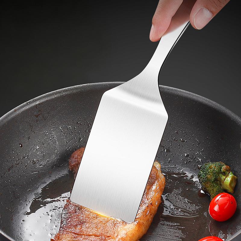 Stainless Steel Steak Frying Spatula For Multipurpose Cooking And Shoveling Durable And Easy To Clean