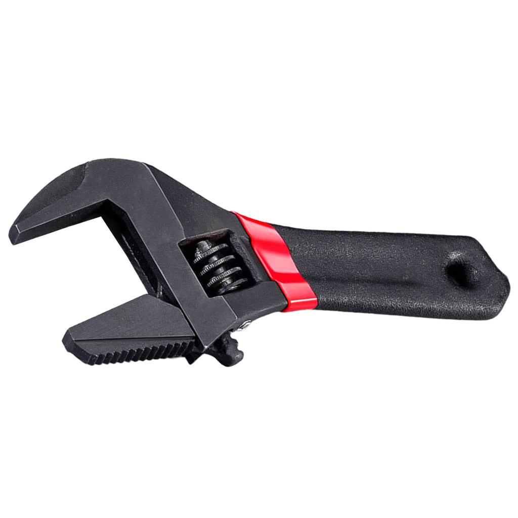Large Opening Adjustable Wrench Steel Spanner For Bathroom Plumbing And Tight Spaces With High Strength Alloy Steel