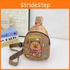 Unisex Children Capybara Cartoon Animal Chest Pack Lightweight Bag Crossbody