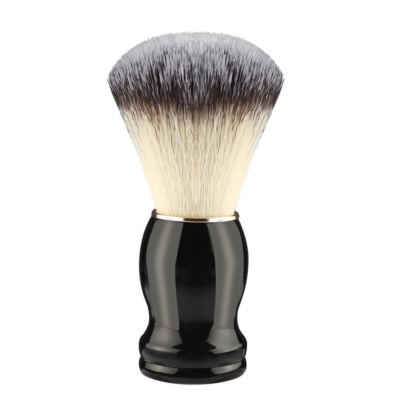 Men's Soft Hair Facial Wash Brush Old-fashioned Manual Shaving Brush Shaving Soap Cream Foam Brush, Barber Shop Beard Brush