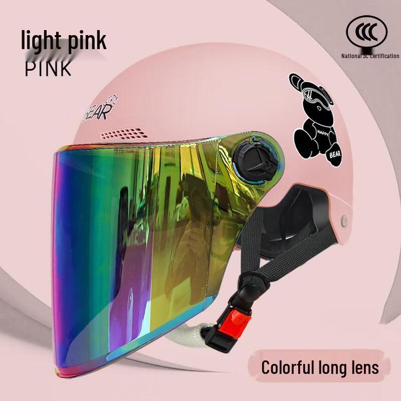 JINGRX All-Season 3C Certified Motorcycle & Electric Vehicle Helmet