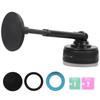 One Hand Quick Install Car Phone Suction Cup Mount Rack Holder Featuring Strong Magnetic Suction for Convenient Driving
