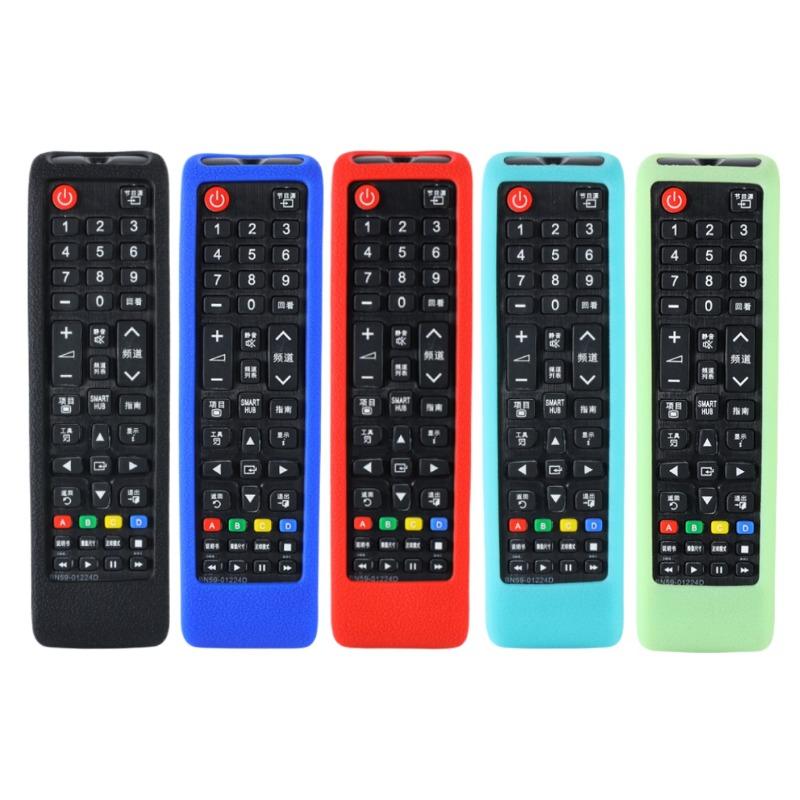 Soft Silicone Remote Case for Samsung TV BN59-01199F/01303A Skin-Friendly Dust-Proof Cases