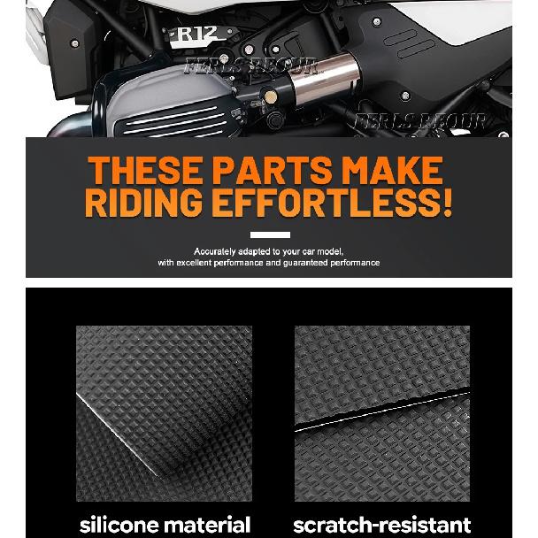 Fuel Tank Protector Stickers For Bmw R12g/Sr12gs 2025 2026 Silicone Scratche Protection Non-Slip High-End Motorcycle Accessories