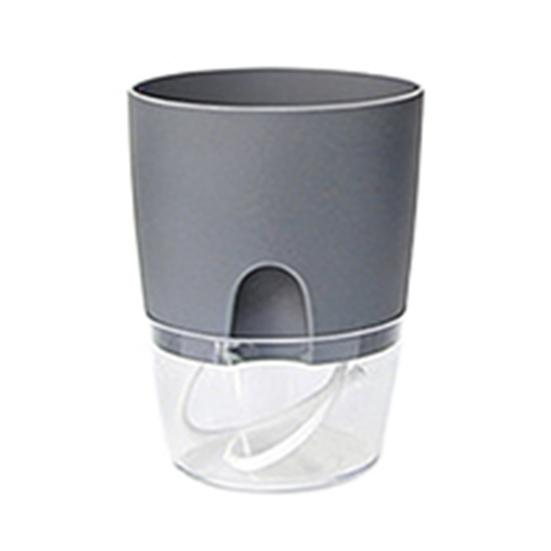 Blumentopf mit Drainagelöchern Wassereinfüllöffnung Automatischer Selbstbewässerung Hydroponischer Blumentopf Transparenter Sockel Hydroponischer Pflanztopf