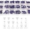 180-270pcs O-Ring Repair Kit Types of Durable Green Rubber Sealing Rings for Automotive Air Conditioning Compressor Complete Set