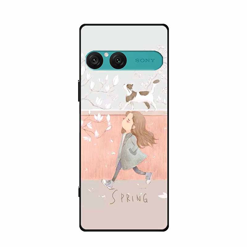 For Sony Xperia 10 VII Case Soft Silicone TPU Back Cover Protective Coque for Xperia10 VII 5G XQ-FE54 XQZ-CBFE Black Phone Cases