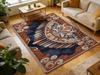 Exotic Pattern Floor Mat Living Room Decoration Home Sofa Non-Slip Carpet Study Bedroom Tatami Children'S Soft Floor Mat