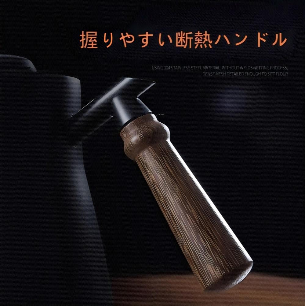 Coffee Space Coffee Kettle RCK-102, a kettledrip kettlecoffee pot with a narrow spout, easy water flow control, lid, and thermometer, suitable for