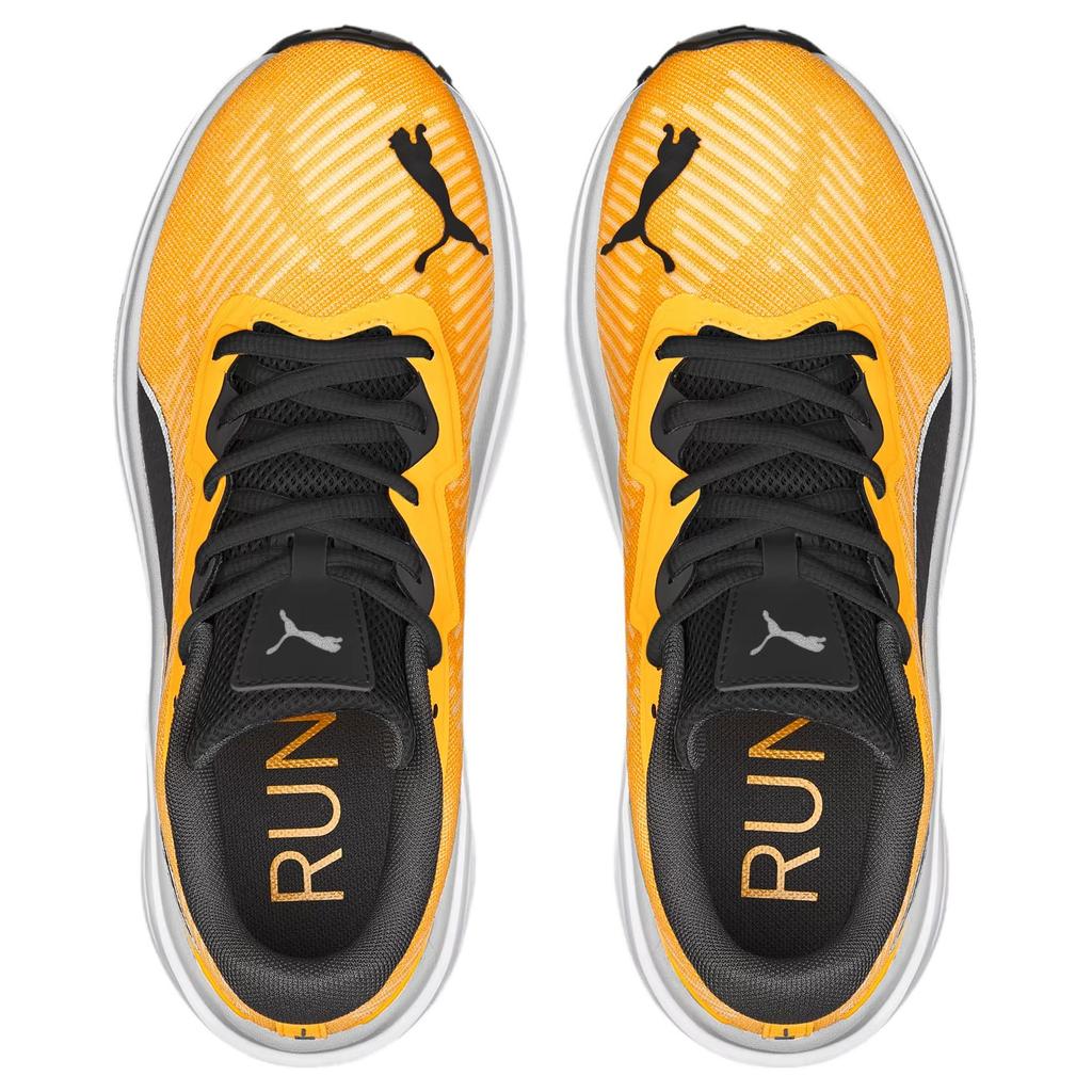 Puma Aviator Profoam Sky Comfortable Mesh Shock Absorbing Durable Breathable Low Top Casual Running Shoes Unisex Sneakers Yellow Black 376615-14