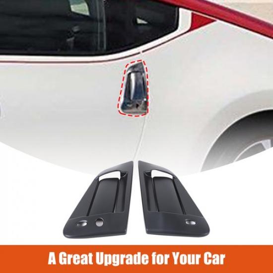 Matte Black Exterior Door Bowl Handle Trim Cover For Nissan 370Z Z34 2009-