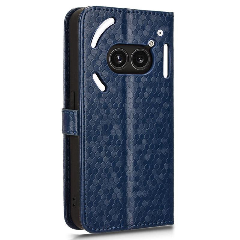 For Nothing Phone (2a) Plus/Phone (2a) Wallet Case Dots Imprinted Magnetic Closing Phone Cover