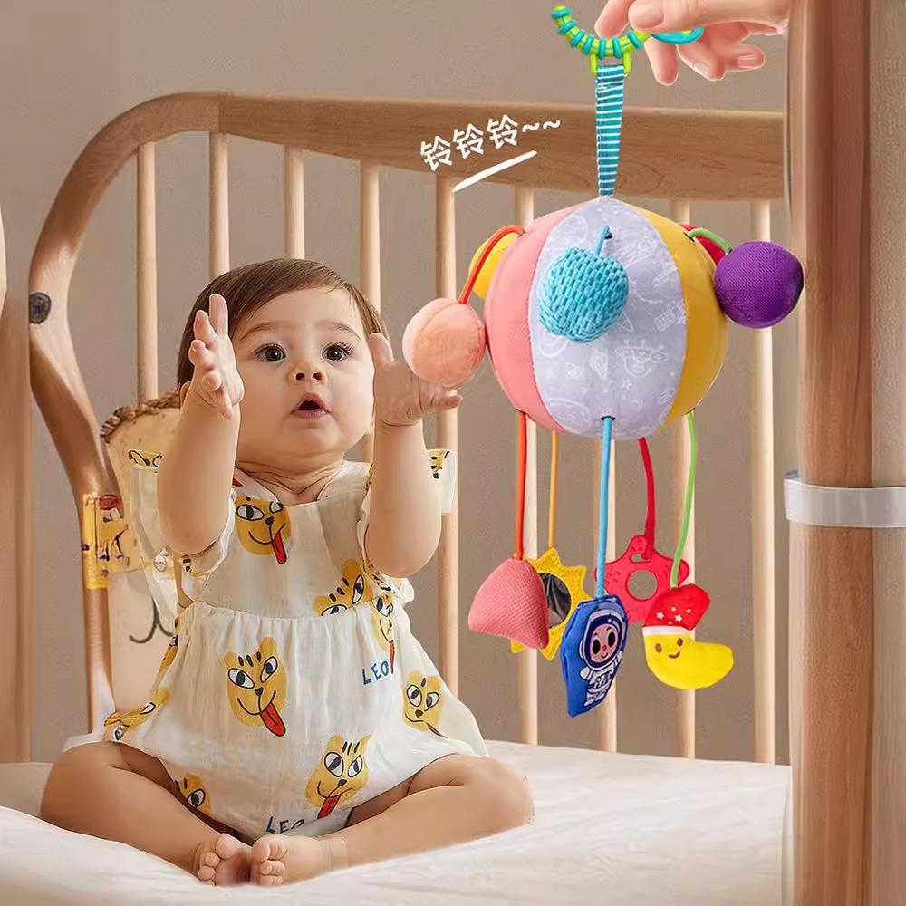 Baby Hanging Bed Bell Toy 0-1 Year Old Newborn Children Early Education Educational Puzzle Luck Baby Artifact 3 Months
