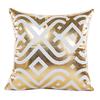 Gold Foil Printing Pillow Case Sofa Waist Throw Cushion Cover Home Decor 
