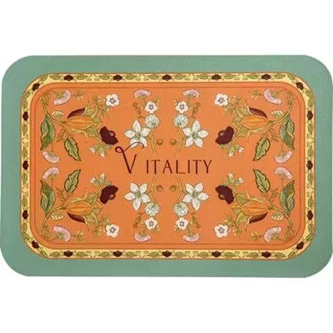 

Nordic Vintage Leather Placemat Oil-Resistant Heat-Resistant Table Mats Dining Tables Coffee Tables Bowls Cups Western Dining 40x30cm