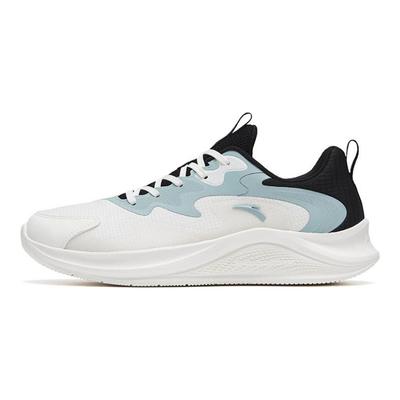Casual Shock Absorbing Low Top Running Shoes Men Sneakers White Black Blue 912445573-1