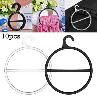 Multi Purpose Plastic Circle Scarf Hanger Tie Clothes Rack Storage Racks Closet Organizer Portable Space Saving