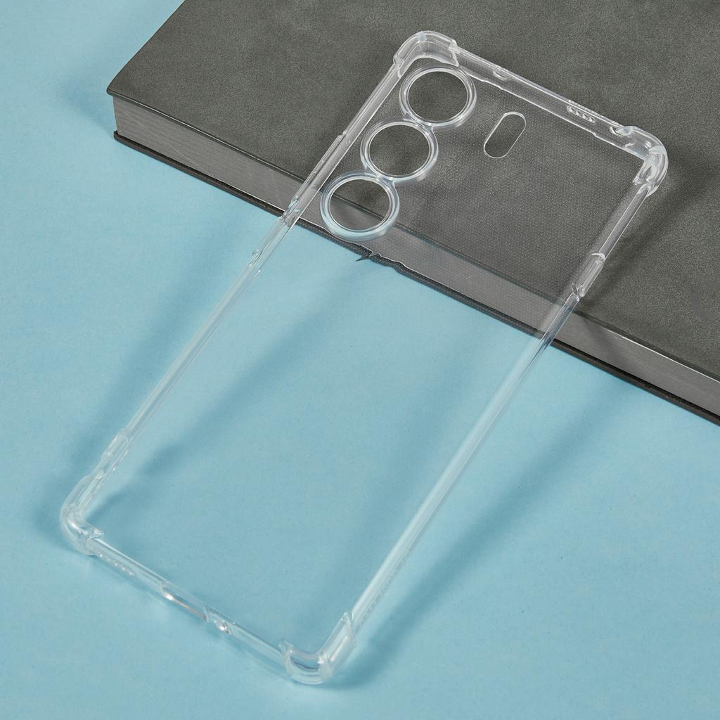 Dla TECNO Camon 40 Pro 4G Etui na telefon Wzmocnione Cztery Narożniki Odporne na Upadki Przezroczyste Etui TPU