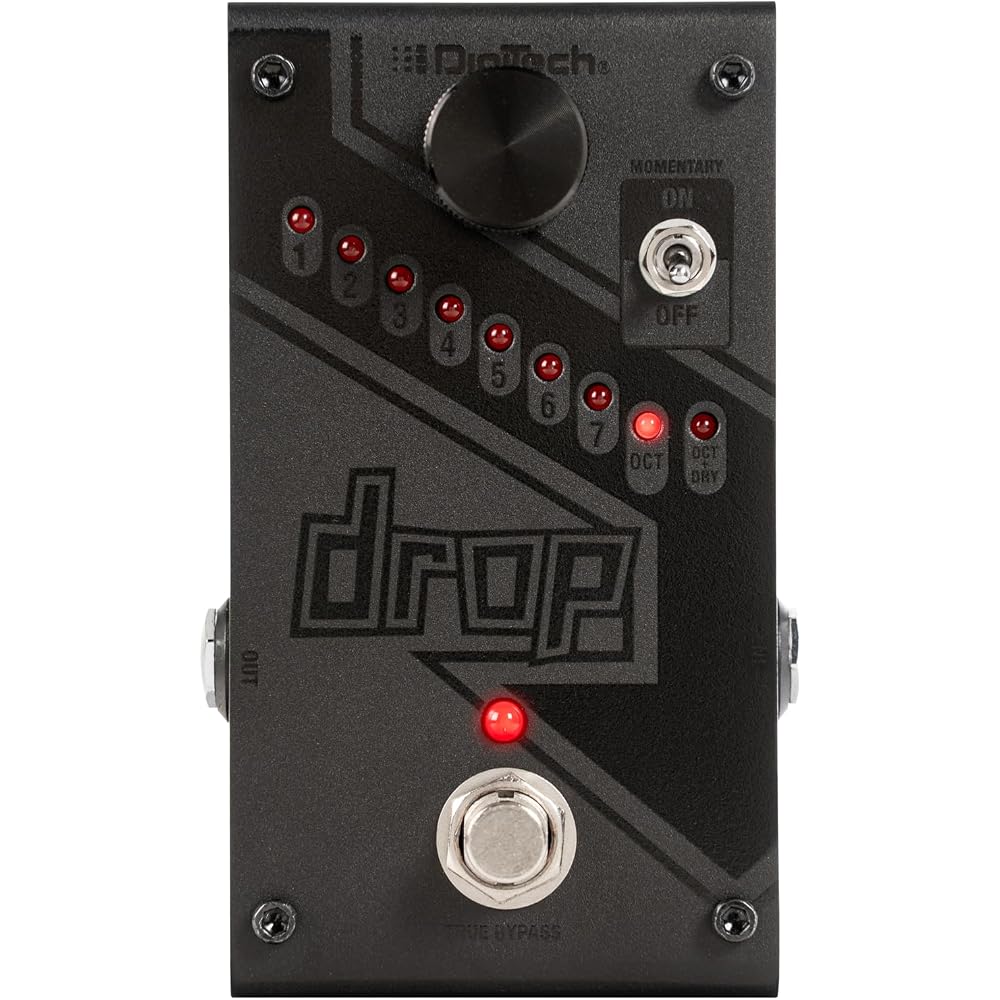 Digitech Black Drop Guitar Effects Pedal Compact Design Durable Construction High Performance
