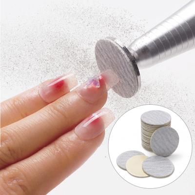 50 ks Pilník na nehty Brusný papír Bezpečné odstranění ztvrdnutí kůže Kulaté Univerzální nástroje na pedikúru 20 mm Pilníky pro péči o nohy Mrtvý kotouč pro domácnost