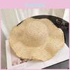 Summer Wide Brim Straw Hat For Women With Sun Protection And Breathability