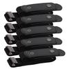 5Pcs Buckle Free Belt PunchFree No Bulge No Hassle Webbing Belt for Pants Accessories(Black )