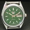JAPAN VINTAGE REFURBISHED SEIKO 5 AUTOMATIC MENS GREEN DIAL WATCH A440628-4 Sk-a440628