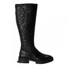 Womens/Ladies Malisha Leather Knee-High Boots
