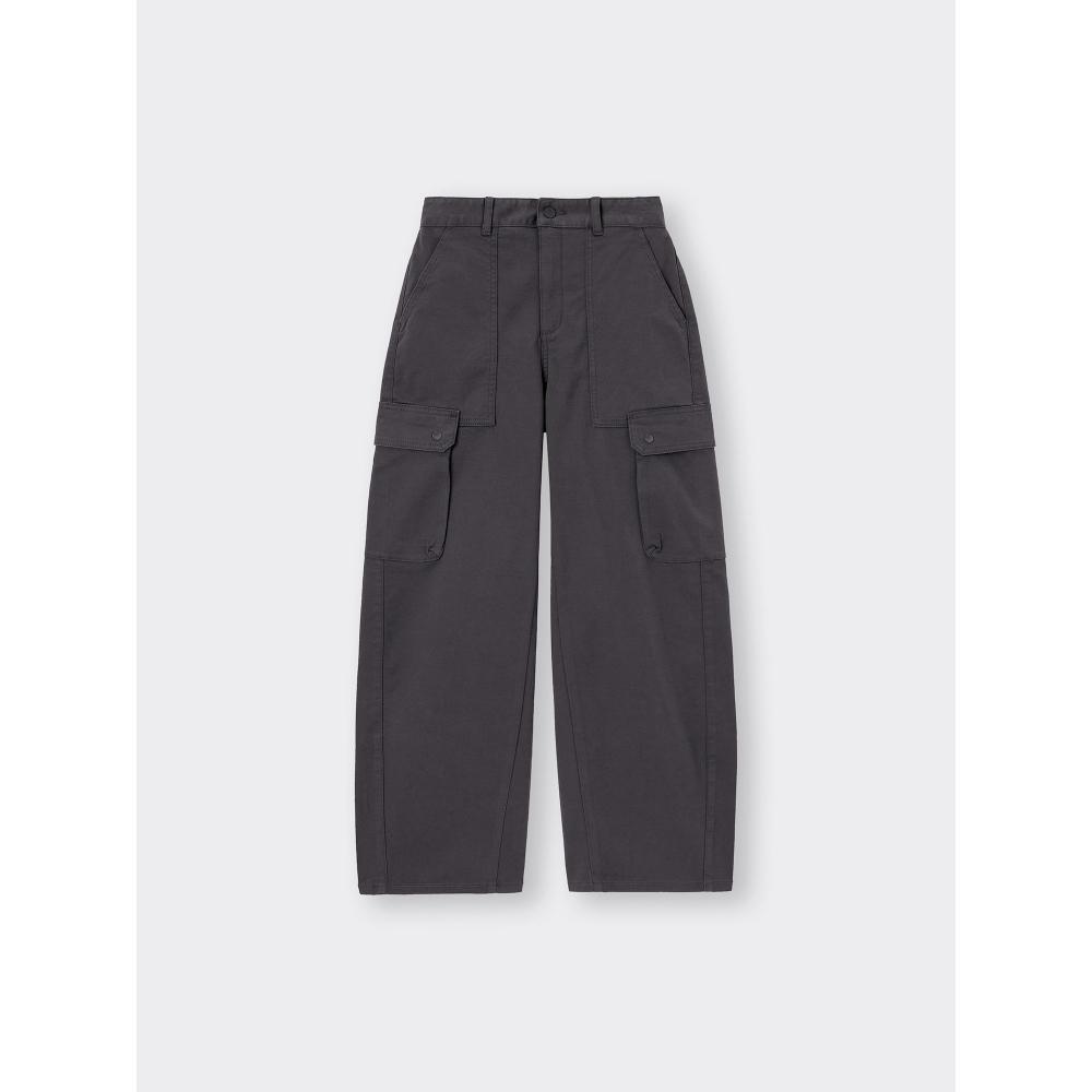 

Gu By Uniqlo Barrel Leg Cargo Pants+os Us Version 31 BEIGE/XS