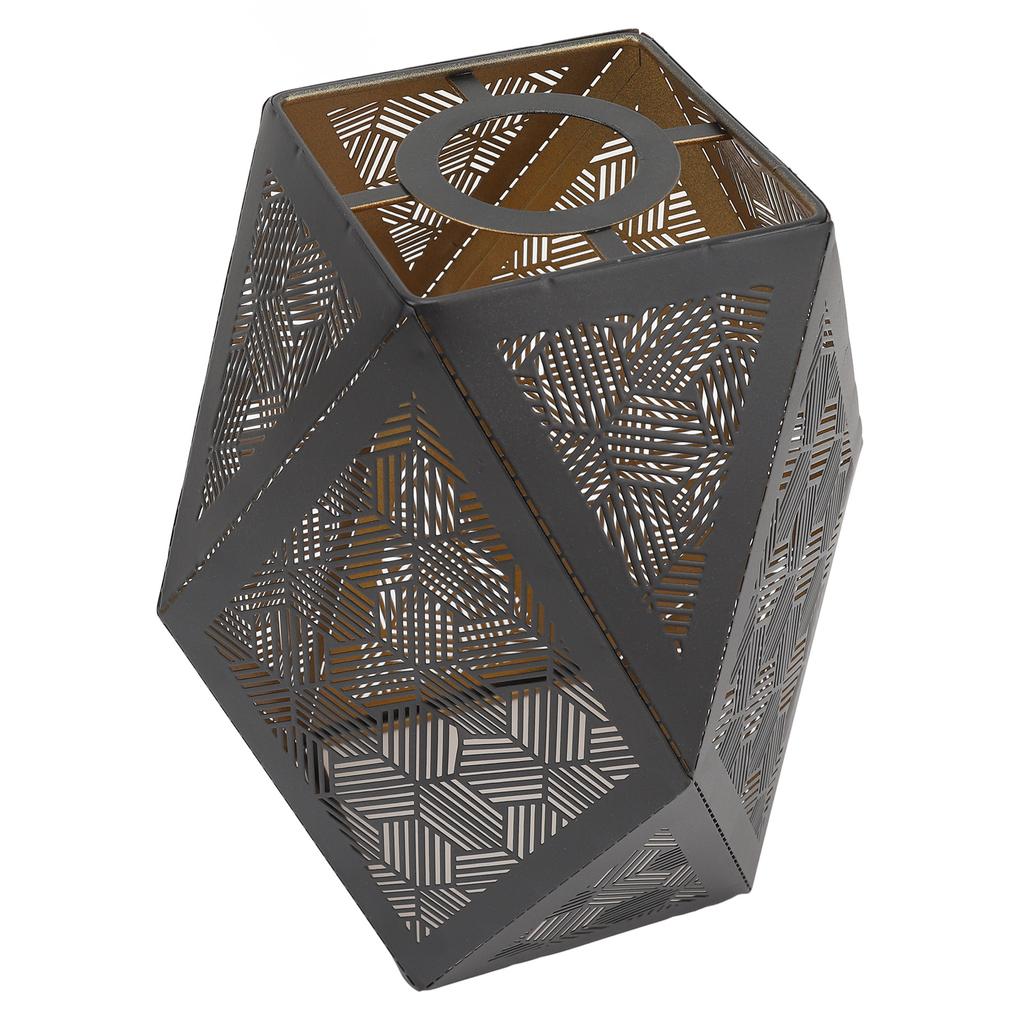 Metal Lampshade E27 E26 Polygonal Modern Hollow Lamp Shade for Table Lamp Pendant Floor Light