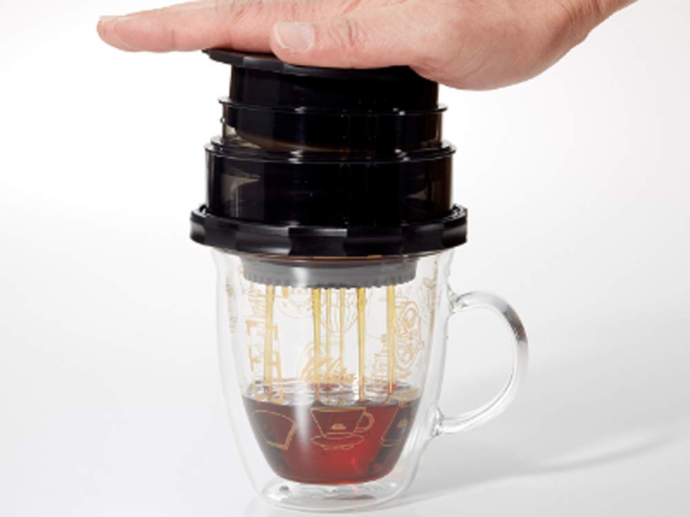 Kalita Coffee Press, 220cc, Outdoor, KOMPACT, Black, #04130