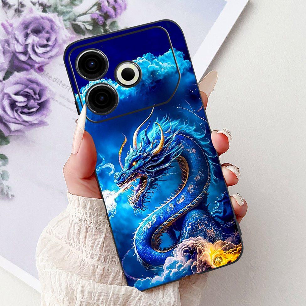 For Tecno Pova 6 Neo 4G Case Cover Luxury Butterfly Love Fashion Flowers Cool Lion Painted Phone Case For Techno Pova 6 Neo 4G