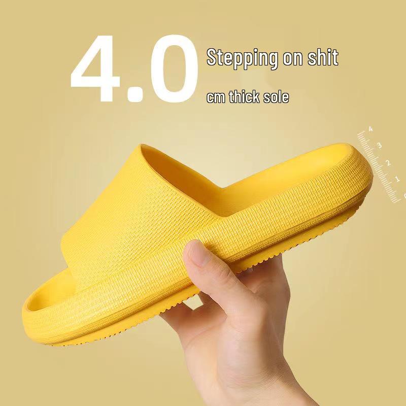 

2023 Новые 4-сантиметровые шлепанцы на толстой подошве из ЭВА с противоскользящим эффектом для женщин и мужчин - Летние для ношения в помещении/на улице 38-39 (for 37-38)