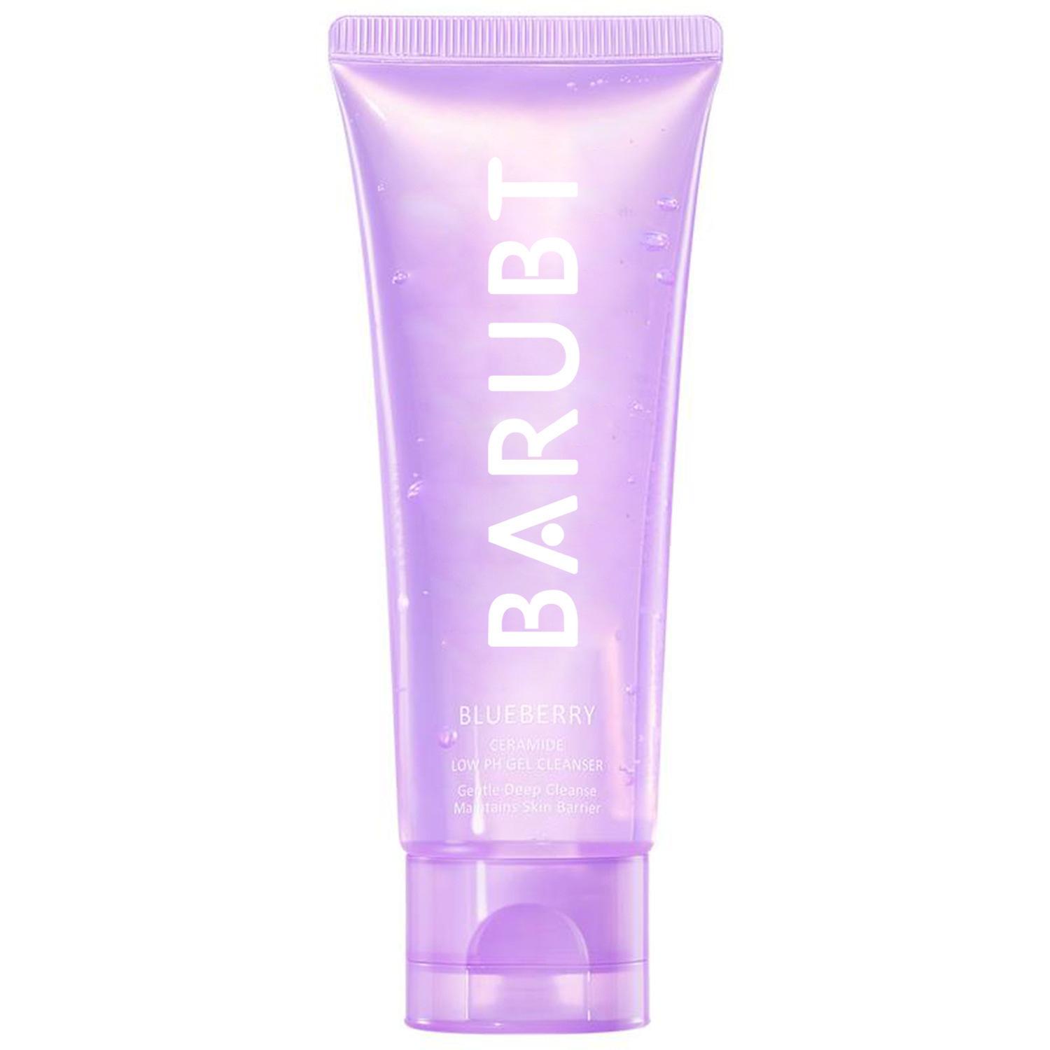 BARUBT explosive cleanser gently cleans pores, oil control and exfoliating Facial cleanser three packs