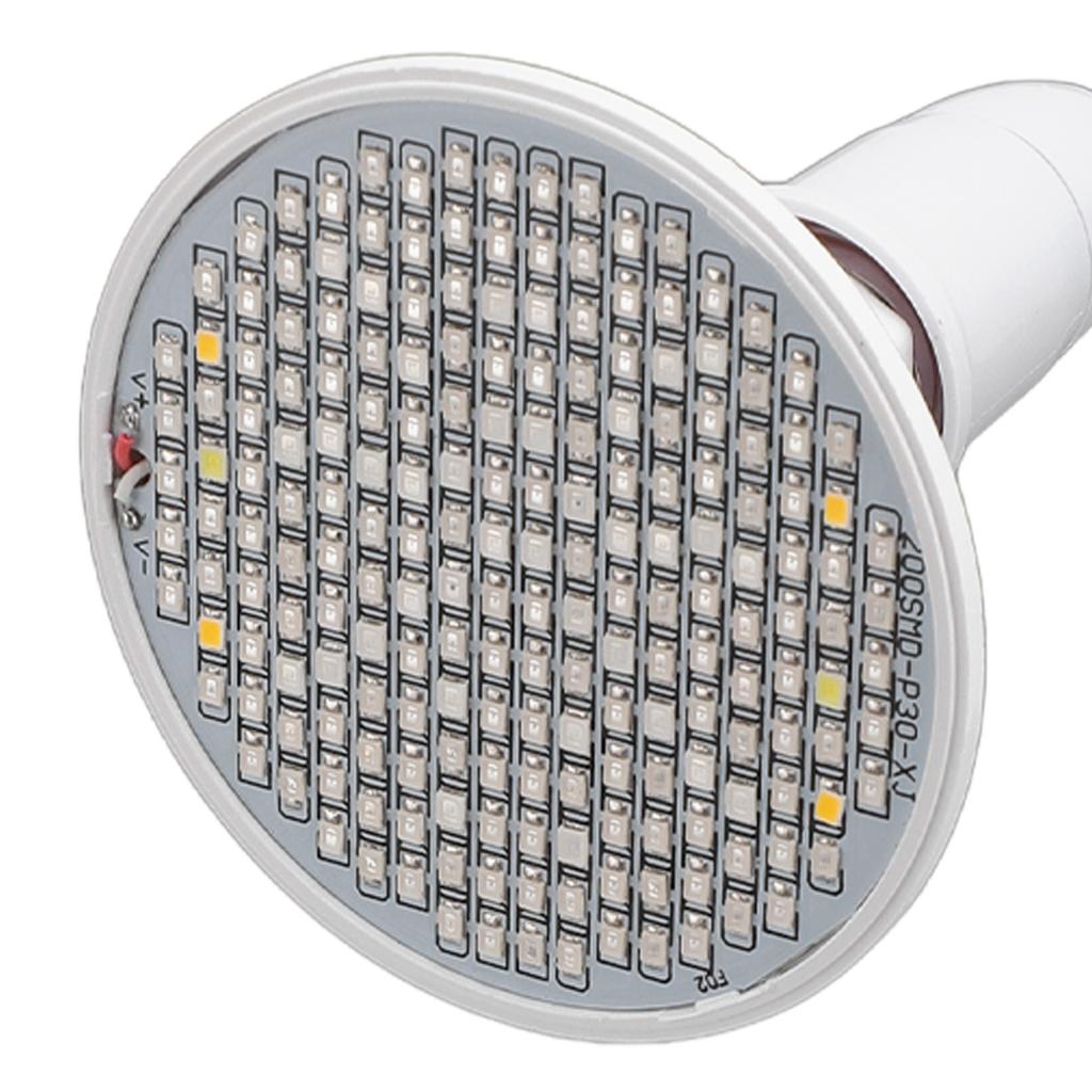 תאורת גידול LED לצמחים 8W ספקטרום מלא קליפס לשולחן צוואר גמיש שקע E27 מנורת גידול לבית