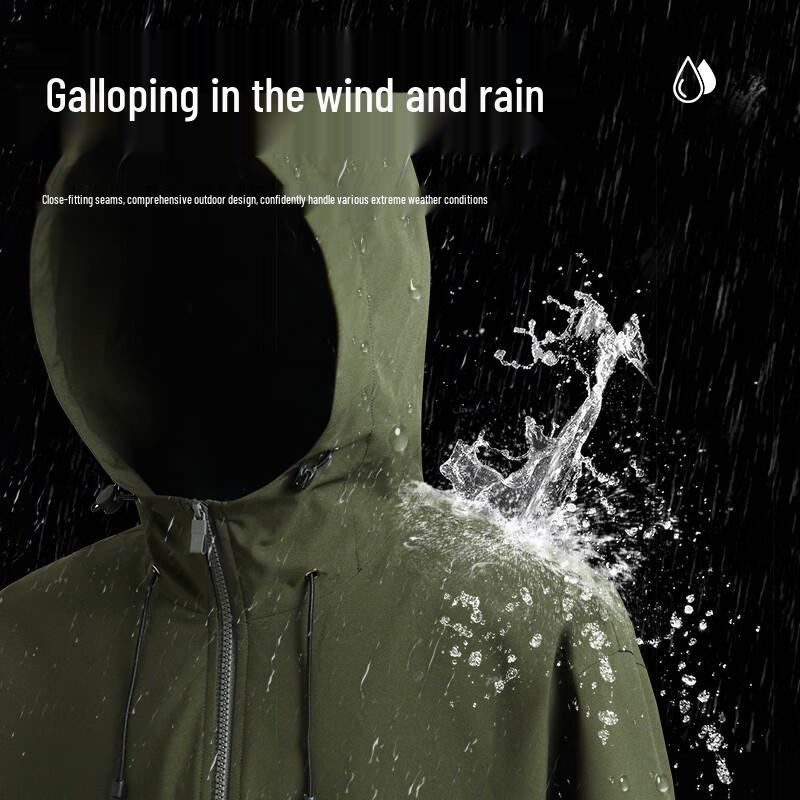 GENIOLAMODE Men's Casual Outdoor Waterproof Jacket