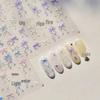 Tomoni Durable and Stylish Kids' Nail Stickers: Flowing Bow Design, Mixed Nail Art