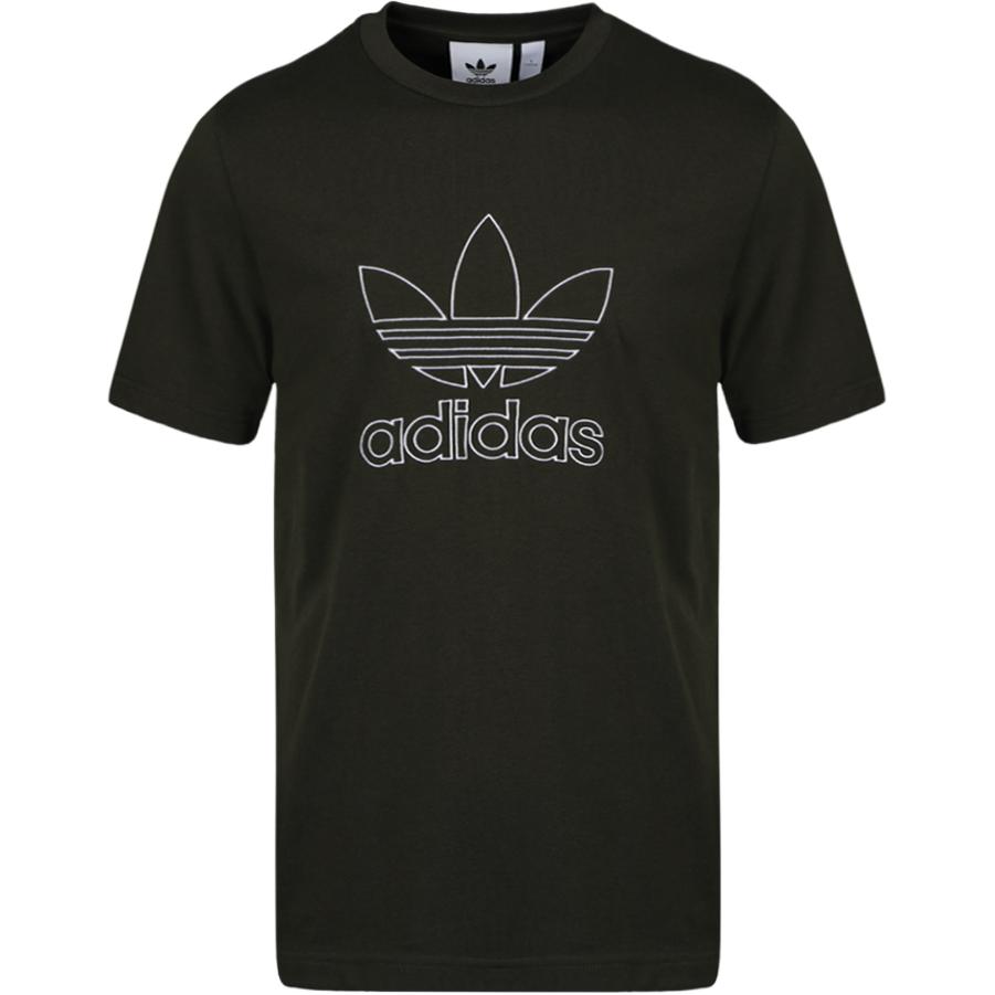 

Adidas Originals Outline Letter Logo Crew Neck Short Sleeve T-Shirt Men Tops DH5785 S
