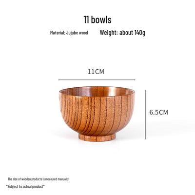 ZISIZ Jujube Wood Multifunctional Bowl