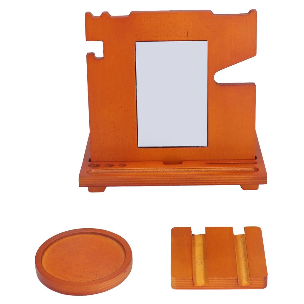 Holz Handy-Basis Multifunktional Langlebig Uhren Brillen Schlüssel Aufbewahrungshalter Desktop-Organizer
