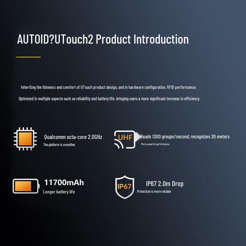 AUTOID UTouch 2 UHF RFID Handheld PDA