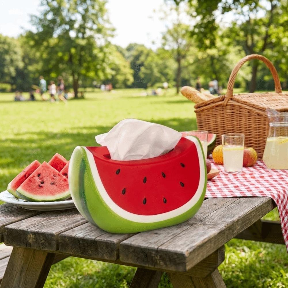 Cute Watermelon Tissue Box High Quality Tissue Holder Paper Storage Box  Home Furnishing
