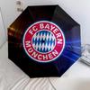 Wzór FC Bayern Monachium, automatyczny składany parasol, przenośna i składana konstrukcja, 8 pałąków, prezent na Boże Narodzenie lub urodziny.