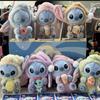 15CM Stitch Plush Toys Disney Kawaii 2025 New Vinyl Figure Doll Food Series Cute Exquisite Pendant Xmas Birthday Children's Gift