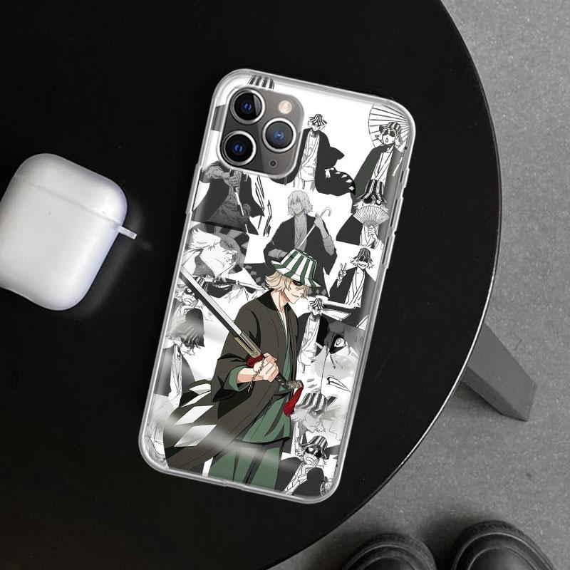 Bleach Kisuke Urahara Phone Case Cover for iPhone 11 12 13 Mini 14 15 Plus 16 Pro Max 17 Air 7 8 + SE Art Customized Fundas 11 1