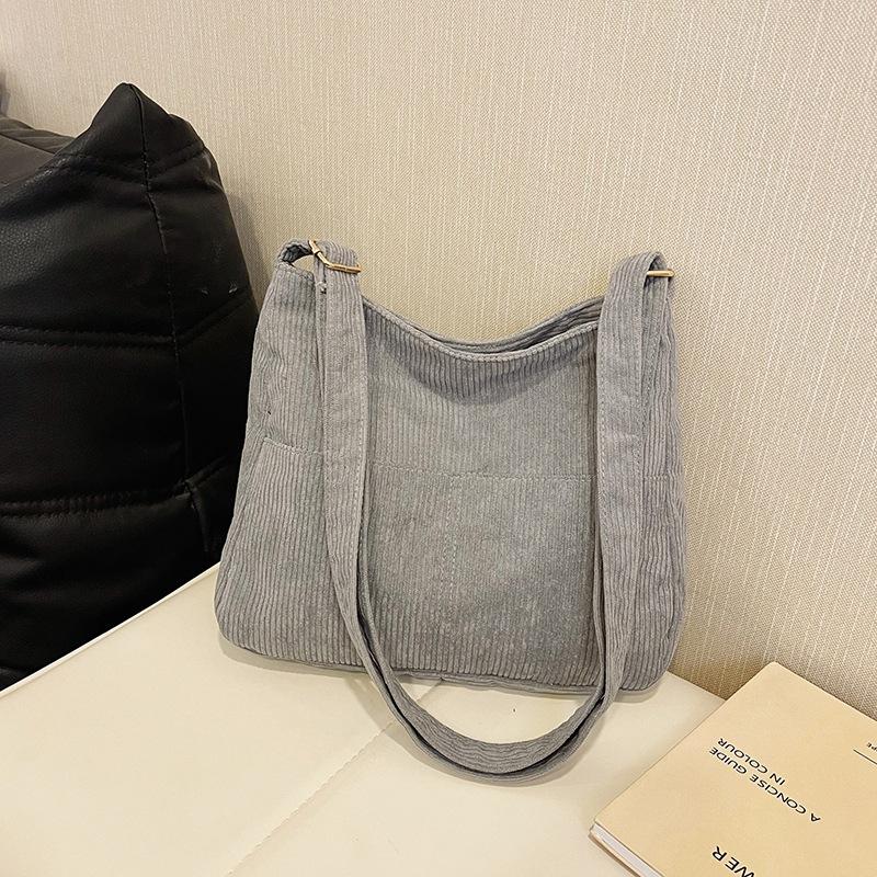 New Casual Korean Version of Summer Single-shoulder Crossbody Bag Retro Large Capacity Commuting Texture Tote Bag Women's Bag Trendy