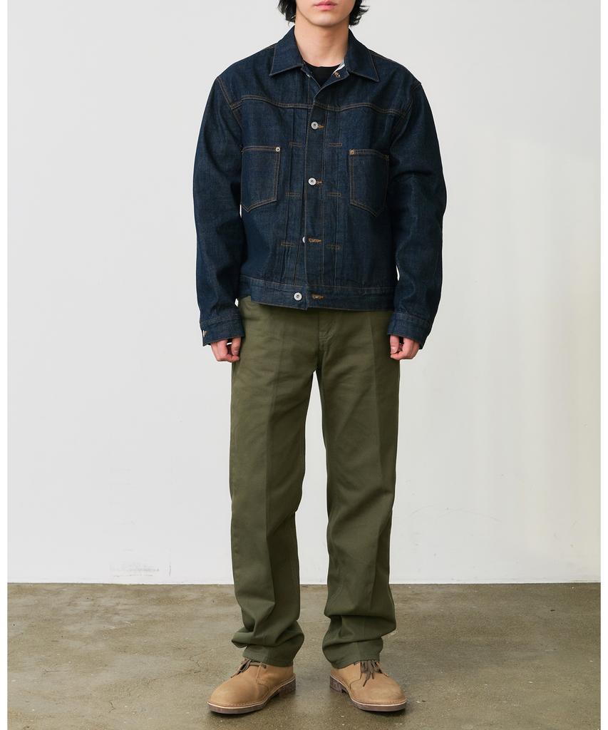 DENMADE Den0657 Crease Chino Pants(Olive)