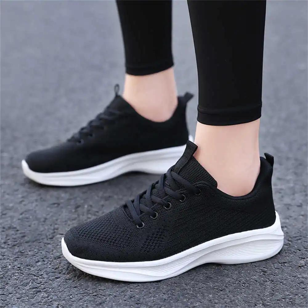 Fashion Non-slip Sole Number 38 Fashion Women Shoes Training Character Sneakers Trainer Sports Bascket Products Raning Exercise