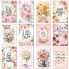 Day Theme Mother Flower Pattern Postcard Party Invitation Card For Prop Party