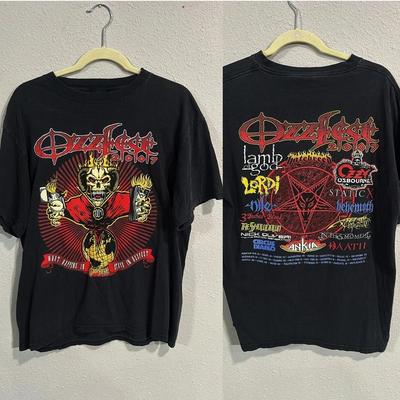 Vintage Ozzfest Concert 2007 Tour Reprinted Tee 2sided Gift For Fan S-4XL Unisex T-Shirt